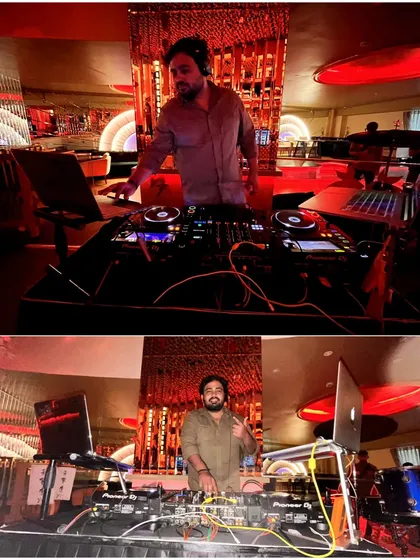 A look at my command center. I work with professional Pioneer DJ equipment to ensure a flawless mix and high-quality sound for every corporate event, no matter the size or venue.