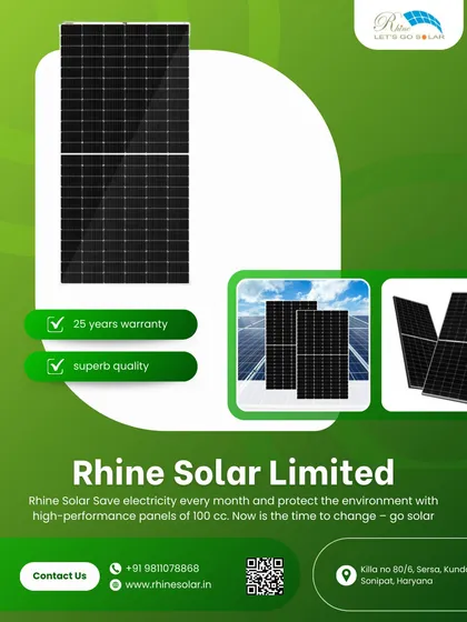 A close-up of my high-performance panel, which comes with a 25-year warranty and superb quality. It's designed to help you save electricity every month and protect the environment.