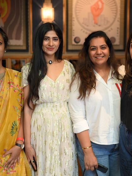 Guests at the Aulerth X Kavana event at One8 Commune, Delhi. The evening was a celebration of two sustainable luxury brands coming together.