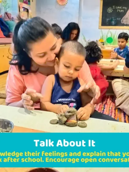 Helping your preschooler with separation anxiety is a delicate process. I share five gentle strategies, like creating a special goodbye ritual and talking about their feelings.
