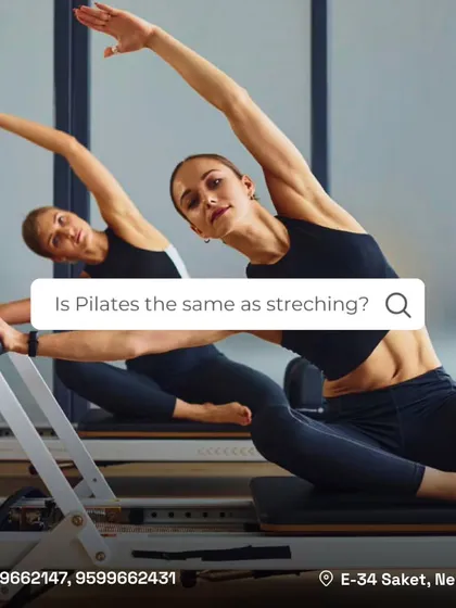 Is Pilates the same as stretching? While it improves flexibility, Pilates is a full-body workout that strengthens muscles through controlled movements, making it much more than just stretching.