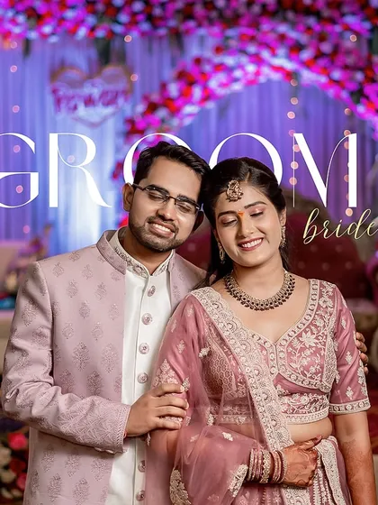 A joyful, candid photograph of Deepa and Pawan during their celebration. Capturing these spontaneous smiles and happy moments is central to my candid wedding photography approach.