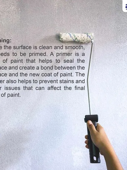 We apply a high-quality primer to seal the surface and create a strong bond for the new paint. This professional priming prevents stains from bleeding through and enhances the longevity of the final coat.