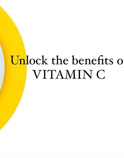 Let's unlock the benefits of Vitamin C, a potent antioxidant for your skin. This series of images explains how it works to protect and brighten your complexion.
