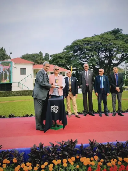 The V. Venugopal Naidu Memorial Trophy presentation.