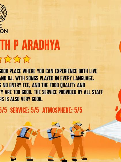 Likith P Aradhya loves our music variety, no entry fee, and great food. Another 5-star experience delivered.