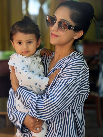 Enjoying the holidays with my daughter. It's so important to give yourself that leeway to rest and recharge.