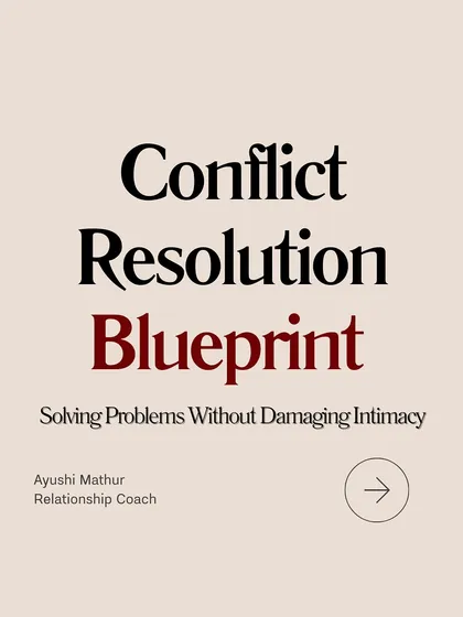 Most couples think the goal of a fight is to win. The happiest couples know the goal is to understand. This is a preview of my Conflict Resolution Blueprint, a four-step guide to help you solve problems without damaging intimacy.