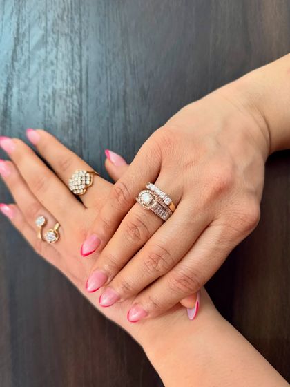 A modern twist on the classic French manicure. This design features a soft pink ombré base with a vibrant pink tip, creating a fun yet sophisticated look that’s perfect for adding a pop of color.