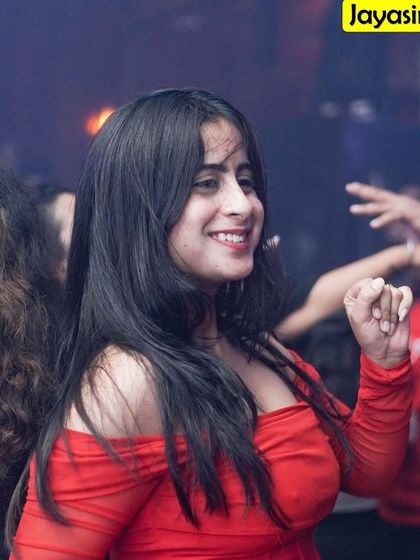 A guest enjoying the music at Hydra.