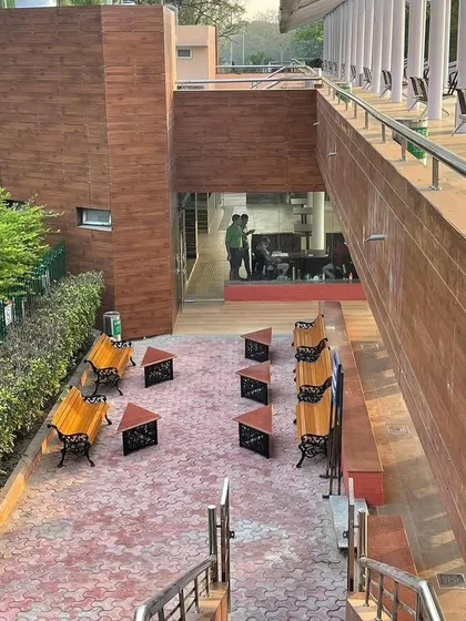 The architecture of our facility is designed to be open and inviting, with easy access between the range, cafe, and seating areas.