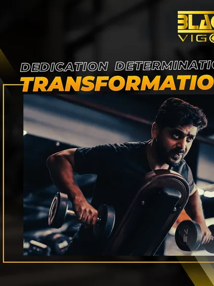 Dedication, determination, transformation. This image captures the intensity of a dumbbell row, a fundamental exercise for building a strong back. Your transformation journey starts with this kind of focus.