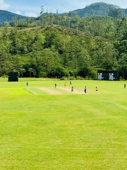 The stunning backdrop of our U-16 team's international tour to Sri Lanka. We provide our players with invaluable exposure by organizing domestic and international cricket tours.