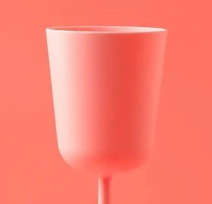 An example of a stylized, monochromatic 3D render used for conceptual brand imagery. This approach allows for complete creative control over color, form, and composition, perfect for creating unique social media content or minimalist ad campaigns.