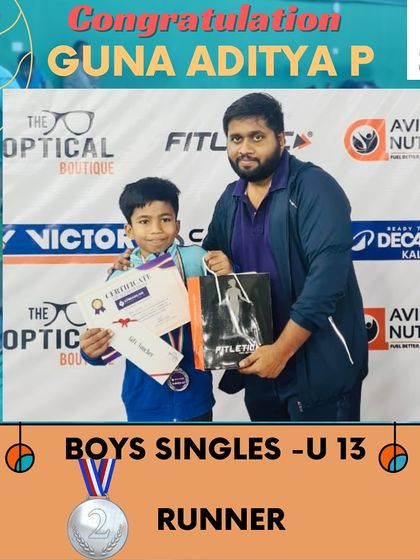 Manoj Kumar - Badminton Coaching for Kids & Youth Our Tournament Champions photo 54