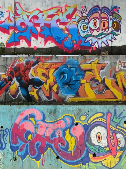 A compilation of my Devnagri expeditions. This shows the variety, from wildstyle and character pieces to quick throw-ups. It's all part of the same journey.