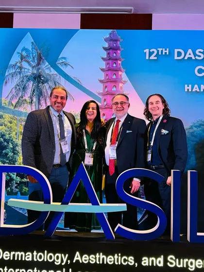Posing with my esteemed colleagues at the DASIL Congress in Hanoi. Mentorship and peer support, like that from Dr. Michael Gold, have been invaluable in my career.