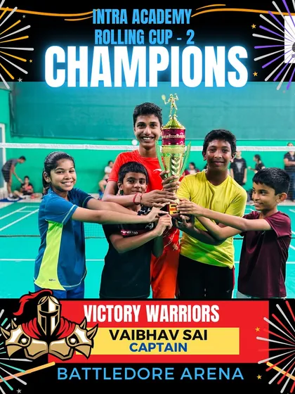 Teamwork makes the dream work. Celebrating the Victory Warriors, our Intra-Academy Rolling Cup champions, who showed incredible spirit and collaboration.