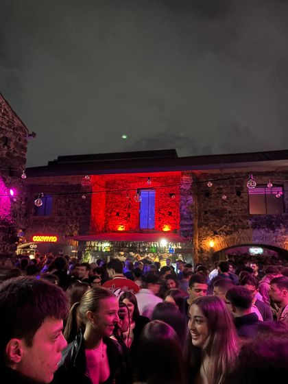 The scene at Mono Centro Multicultural in Catania, Italy. I linked up with the promoters on my last night in the city and was on stage just a few hours later. It was a spontaneous and incredible night.