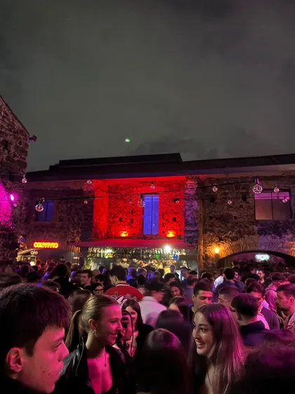 The scene at Mono Centro Multicultural in Catania, Italy. I linked up with the promoters on my last night in the city and was on stage just a few hours later. It was a spontaneous and incredible night.