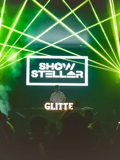 It's not just a DJ set; it's a VJ spectacle. Here's a look at my custom laser and light show at Glitte, designed to sync perfectly with every beat and drop, creating a complete sensory journey on the dance floor.