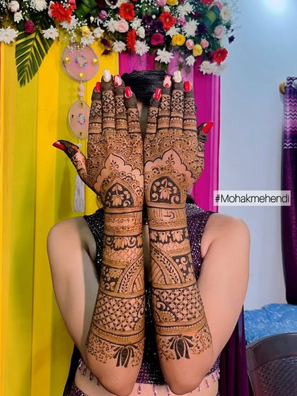 Mohak Mehendi - Professional Mehndi Artistry Intricate Bridal Mehndi photo 9