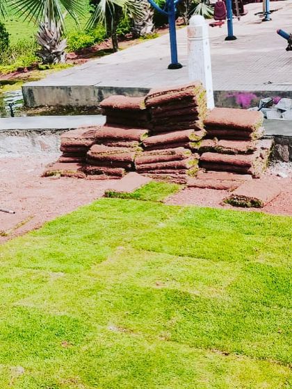 Rakshith Landscaping - Landscape Design & Installation Lush Lawns: Natural & Artificial photo 38