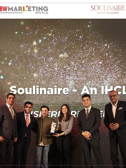 Our team on stage at the Business World Marketing EXCEL Awards 2025, receiving the award for Excellence in Communications & Engagement. This reflects our commitment to blending gourmet excellence with meaningful connections.