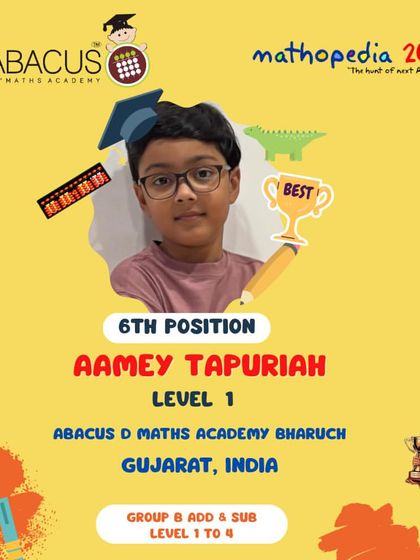 Abacus D Maths Academy - Educational Franchise & Teacher Training Mathopedia: Our Annual Competitions photo 132