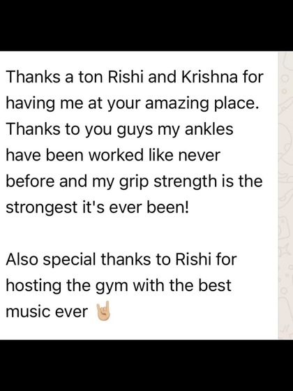 "My grip strength is the strongest it's ever been!" A message from a student praising the targeted ankle and grip strength training that prepared them for their race.