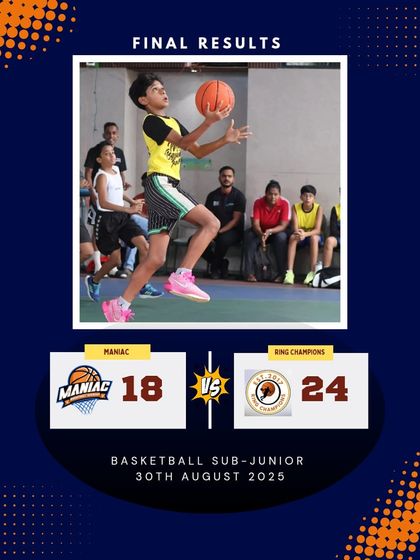 The final results of our Sub-Junior match. Though the score was 18-24, our team showed an unshakable spirit. We are proud of their fight and are looking forward to the next game.