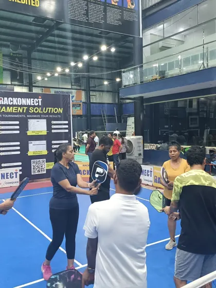 A look inside one of our popular Pickleball skills clinics. We welcome players of all levels, from absolute beginners learning the basics to advanced players refining their dinks and drives. It's all about learning in a fun, community-focused environment.
