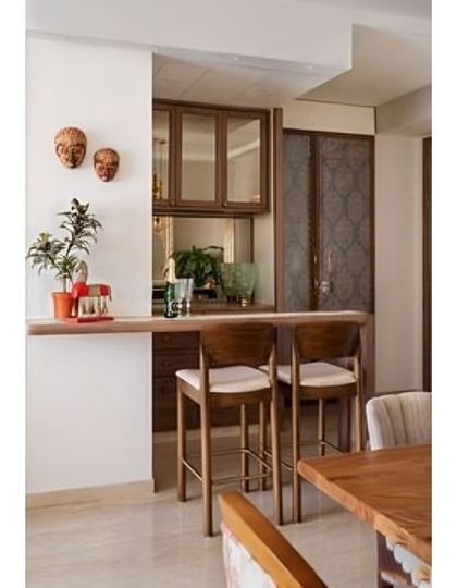 Modular Kitchen - Modular Home Interiors Modern Kitchens with Islands & Breakfast Bars photo 12