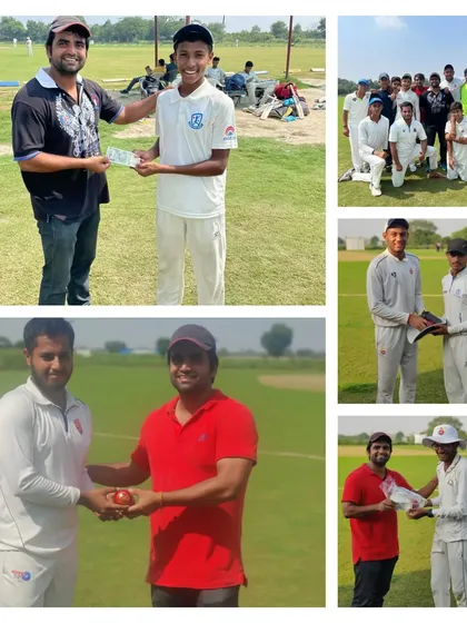 A collage celebrating our upcoming talent, the DDCA Delhi U19 players. We take pride in recognizing and rewarding the hard work of our young cricketers at every step of their journey.