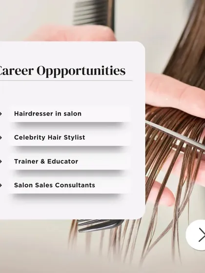 A duplicate of 239, this image outlines the exciting career paths available to graduates of our Bodycraft Sassoon School Program.