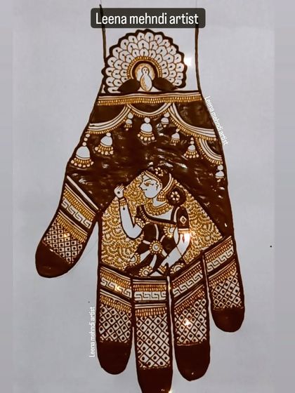 Custom Storytelling & Portrait Mehndi photo 21