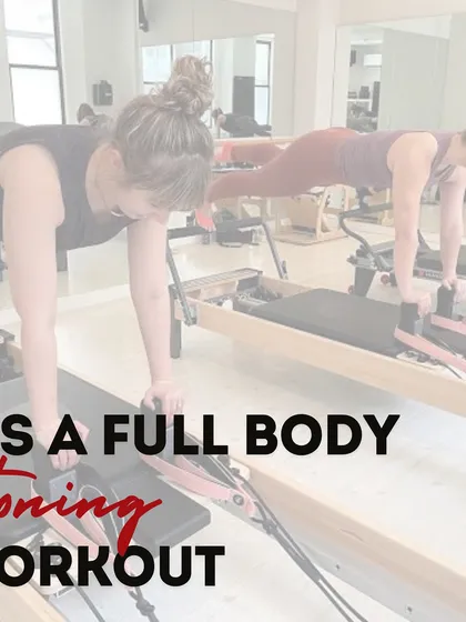 Reason 2: It's a full-body toning workout. We work to create long, lean, and strong muscles from head to toe.