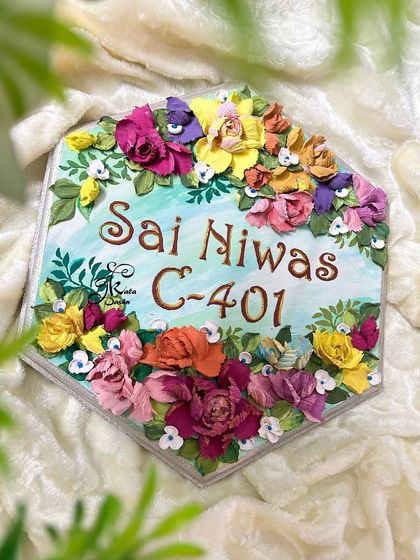 Jashn-e-Kala by Sakshi - Custom Russian Sculpture Decor Personalized Nameplates photo 7