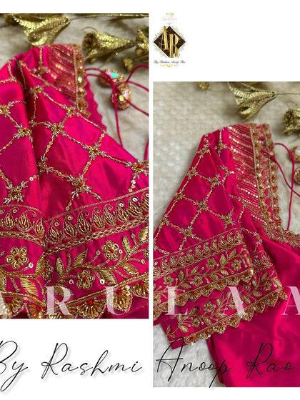 Arulaa by Rashmi Anoop Rao - Custom Bridal & Occasion Wear for Women Bridal Blouse Masterpieces photo 25