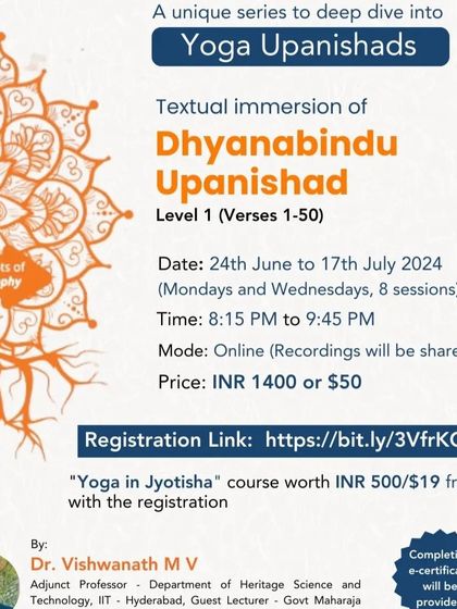 Yogavijnana - Yogic Studies & Philosophy Structured Learning: Workshops & Courses photo 9