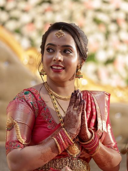 Makeover by Pragna Gangadhar - Bridal Makeup & Hair Styling Classic South Indian Bridal Looks photo 70