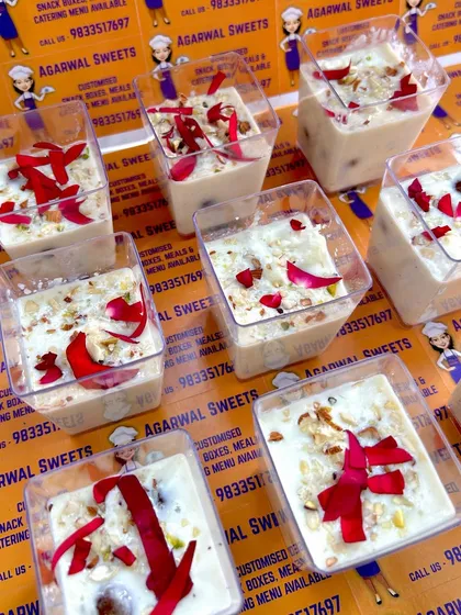 More of my Angoori Gulab Jamun & Rabdi Shots, a dessert that is both traditional and modern in its presentation.