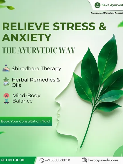 For those feeling overwhelmed by stress and anxiety, we offer a path back to balance. Our approach combines mind-calming therapies like Shirodhara with personalized herbal remedies to soothe the nerves and restore a sense of well-being.