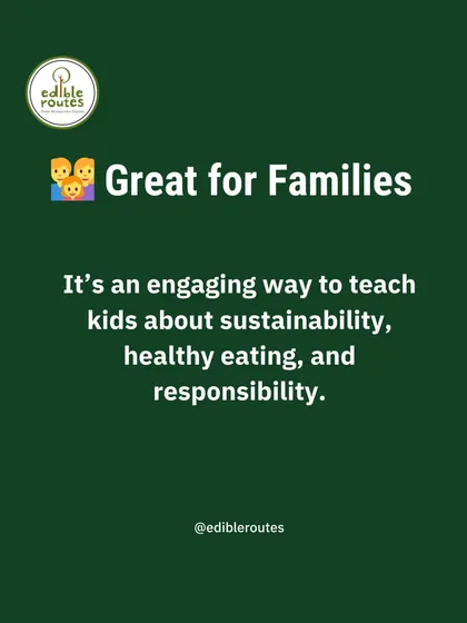 Gardening is a wonderful activity for families. It's an engaging and practical way to teach kids about sustainability, healthy eating, and the responsibility of caring for living things.