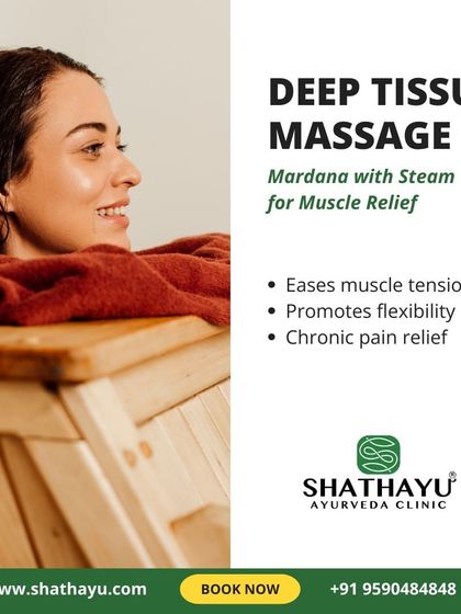 Mardana is an intense deep tissue massage, often combined with steam, for profound muscle relief. This therapy is excellent for easing deep-seated muscle tension, promoting flexibility, and providing chronic pain relief.