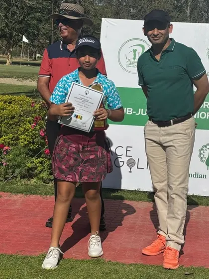 Aaradhaya Rawat, the runner-up in Category D at the IGU North Zone event. It's great to see my players pushing each other at the top.