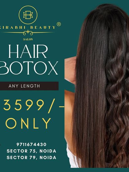 Our Hair Botox treatment is perfect for repairing damaged hair. Check out our special offer to give your hair the deep conditioning it deserves.