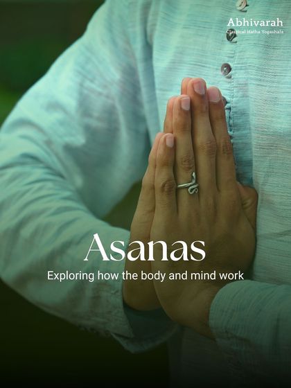 Asanas are an exploration of how the body and mind work. By holding the body in a particular posture, you can observe how your mind functions. This is the science of using the body to engineer the mind.