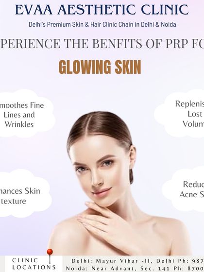 Experience the benefits of PRP for glowing skin. This treatment smoothes fine lines, replenishes lost volume, enhances texture, and reduces acne scars.