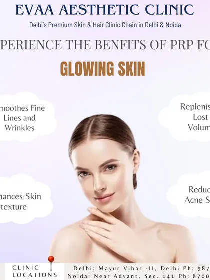 Experience the benefits of PRP for glowing skin. This treatment smoothes fine lines, replenishes lost volume, enhances skin texture, and reduces the appearance of acne scars.